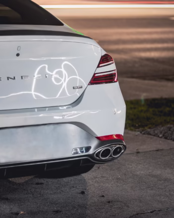 2022+ Genesis G70 3.3T Quad Exhaust Tip Inserts – Bolt-On Stainless Steel OEM Upgrade - Image 8