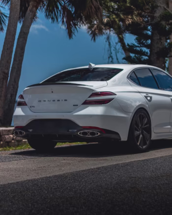 2022+ Genesis G70 3.3T Quad Exhaust Tip Inserts – Bolt-On Stainless Steel OEM Upgrade - Image 5