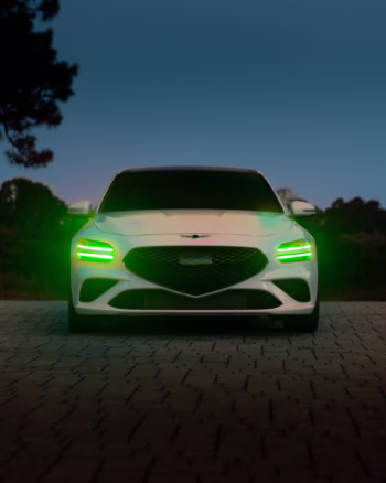 2022+ Genesis G70 Green DRL Boards – Daytime Running Light Color Upgrade Kit
