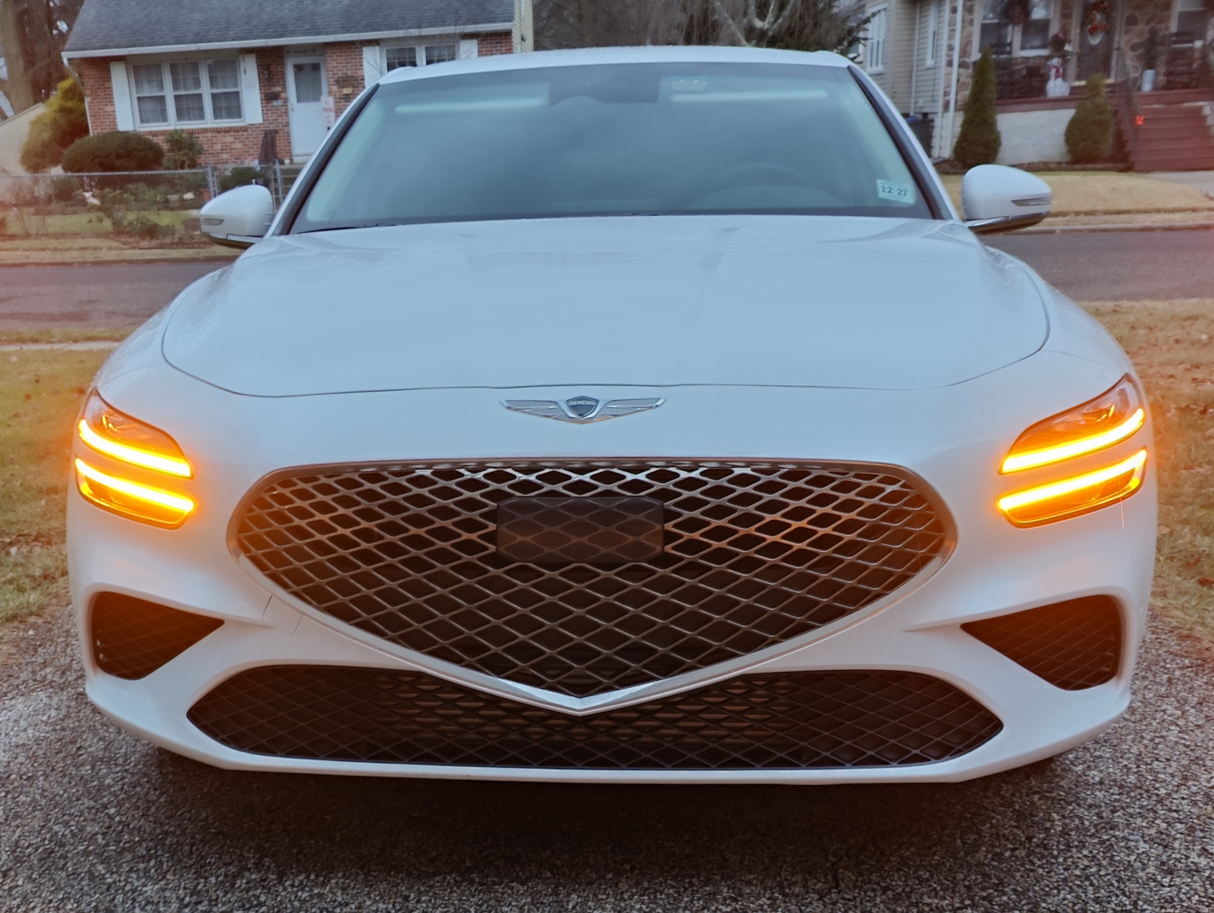 2022 Genesis G70 3.3 HTRAC with PLUGNPLAYCUSTOMS amber DRLs