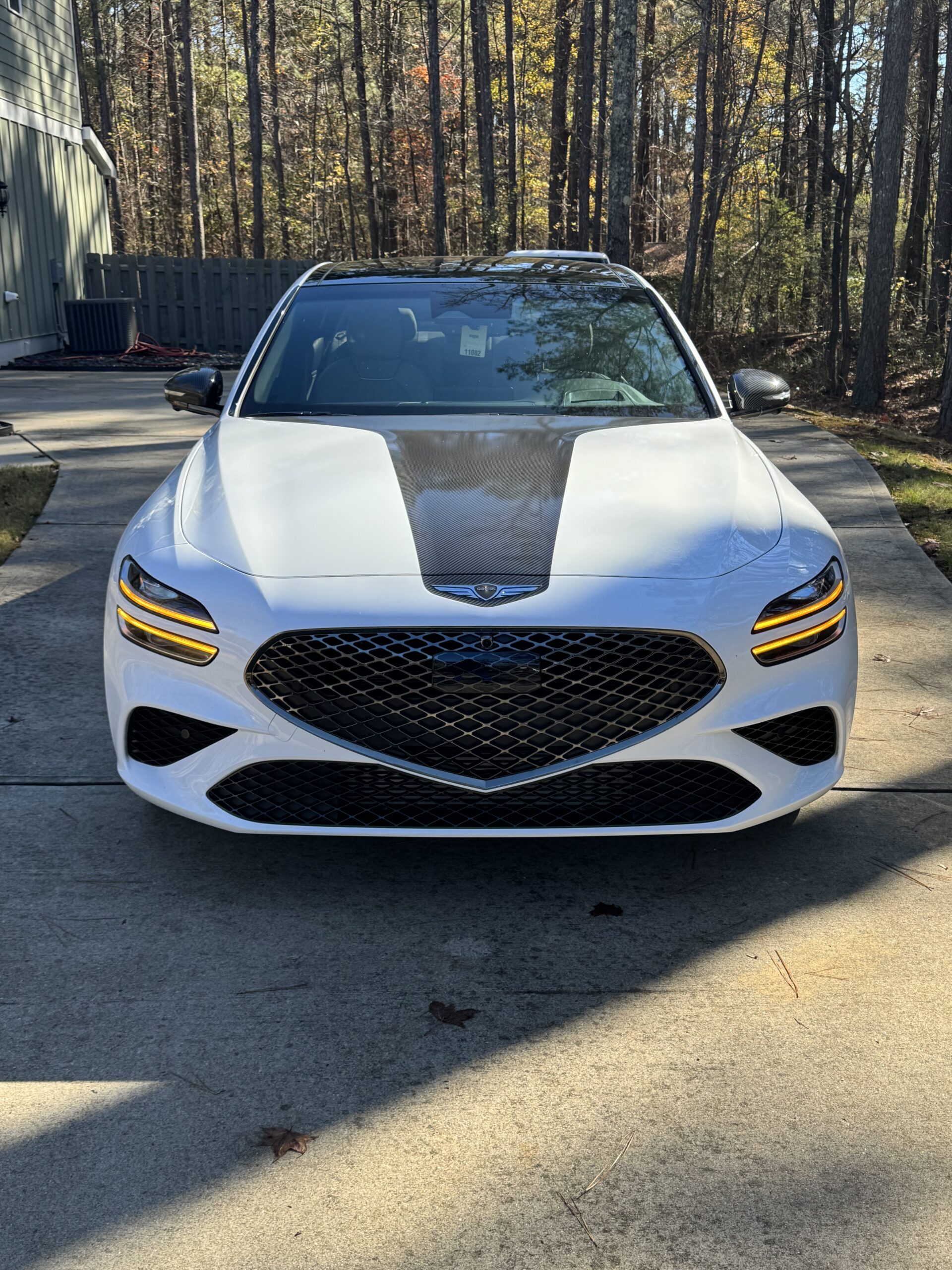 2026 Genesis G70 with PLUGNPLAYCUSTOMS amber DRLs