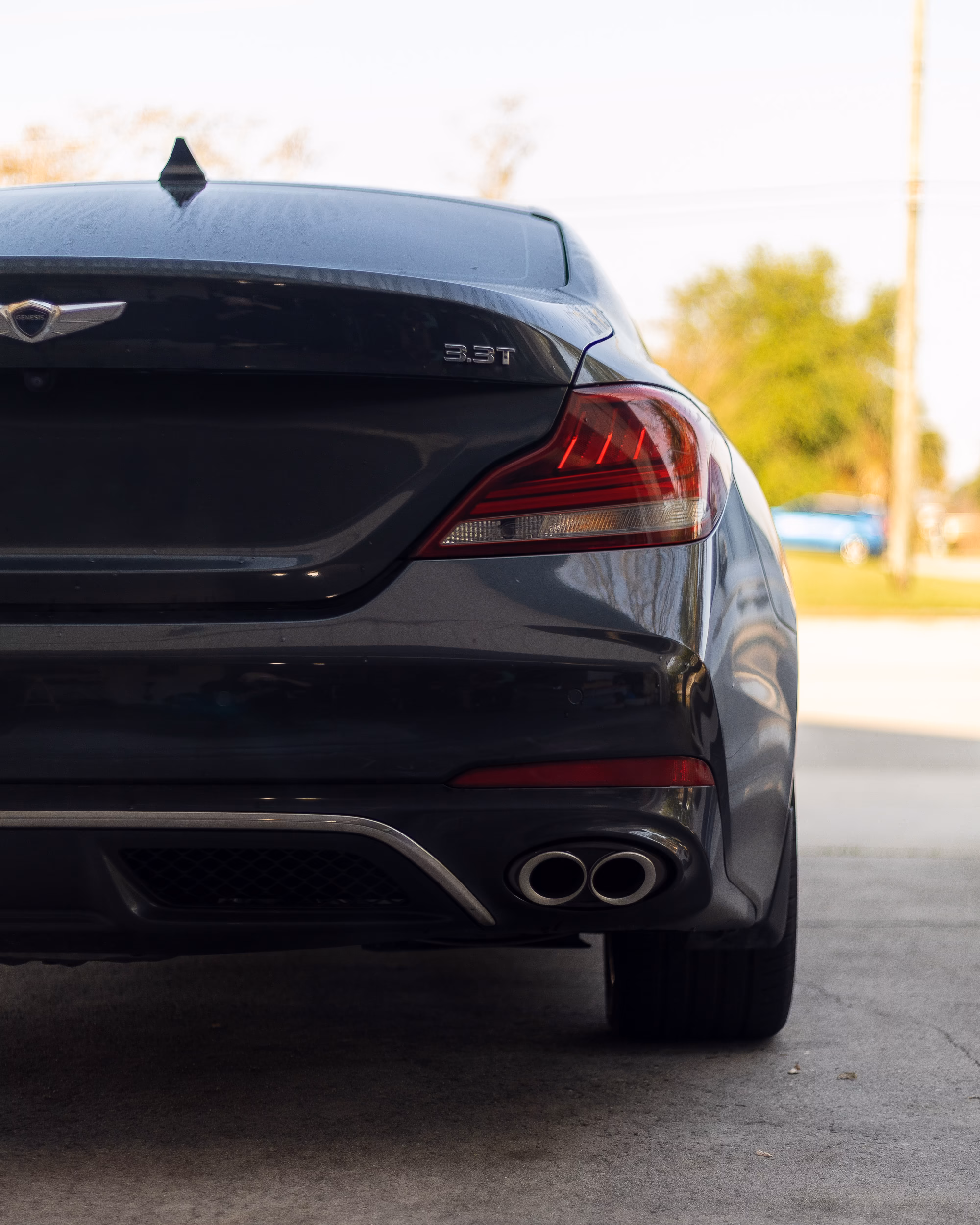 2019–2021 Genesis G70 3.3T Quad Exhaust Tip Inserts – Bolt-On Stainless Steel OEM+ Upgrade