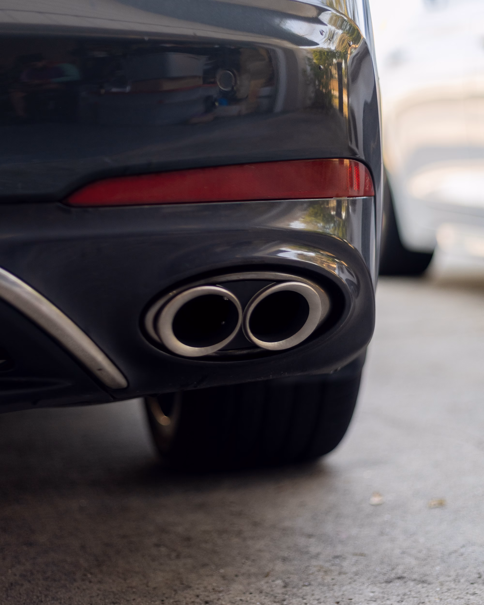 2019–2021 Genesis G70 3.3T Quad Exhaust Tip Inserts – Bolt-On Stainless Steel OEM+ Upgrade - Image 4