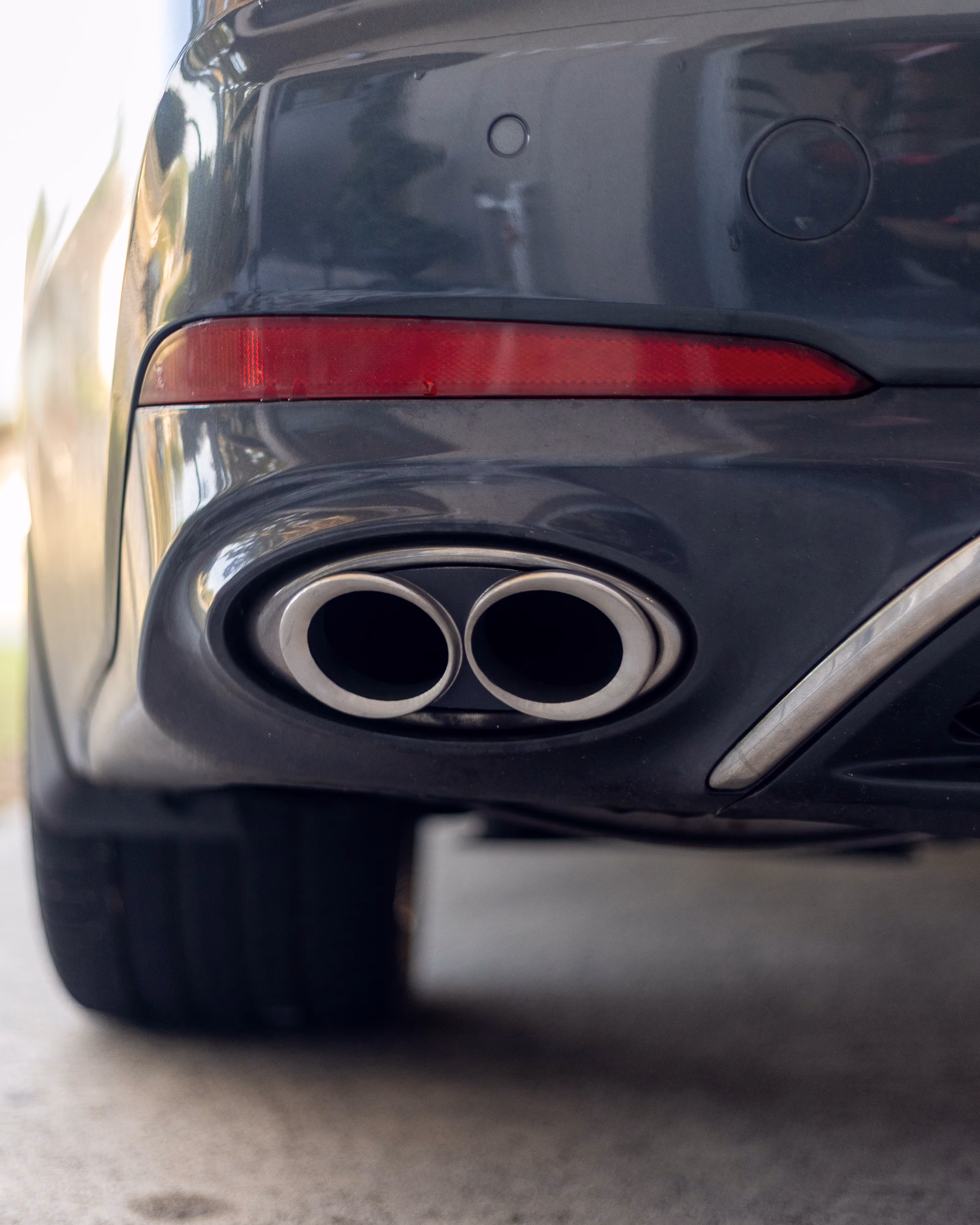 2019–2021 Genesis G70 3.3T Quad Exhaust Tip Inserts – Bolt-On Stainless Steel OEM+ Upgrade - Image 7
